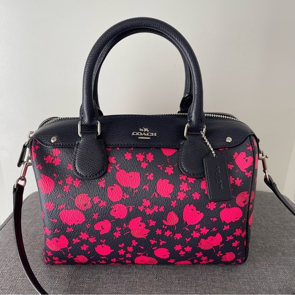 Coach Handbags - COACH Mini Bennett Crossbody Satchel - Prairie Calico Floral